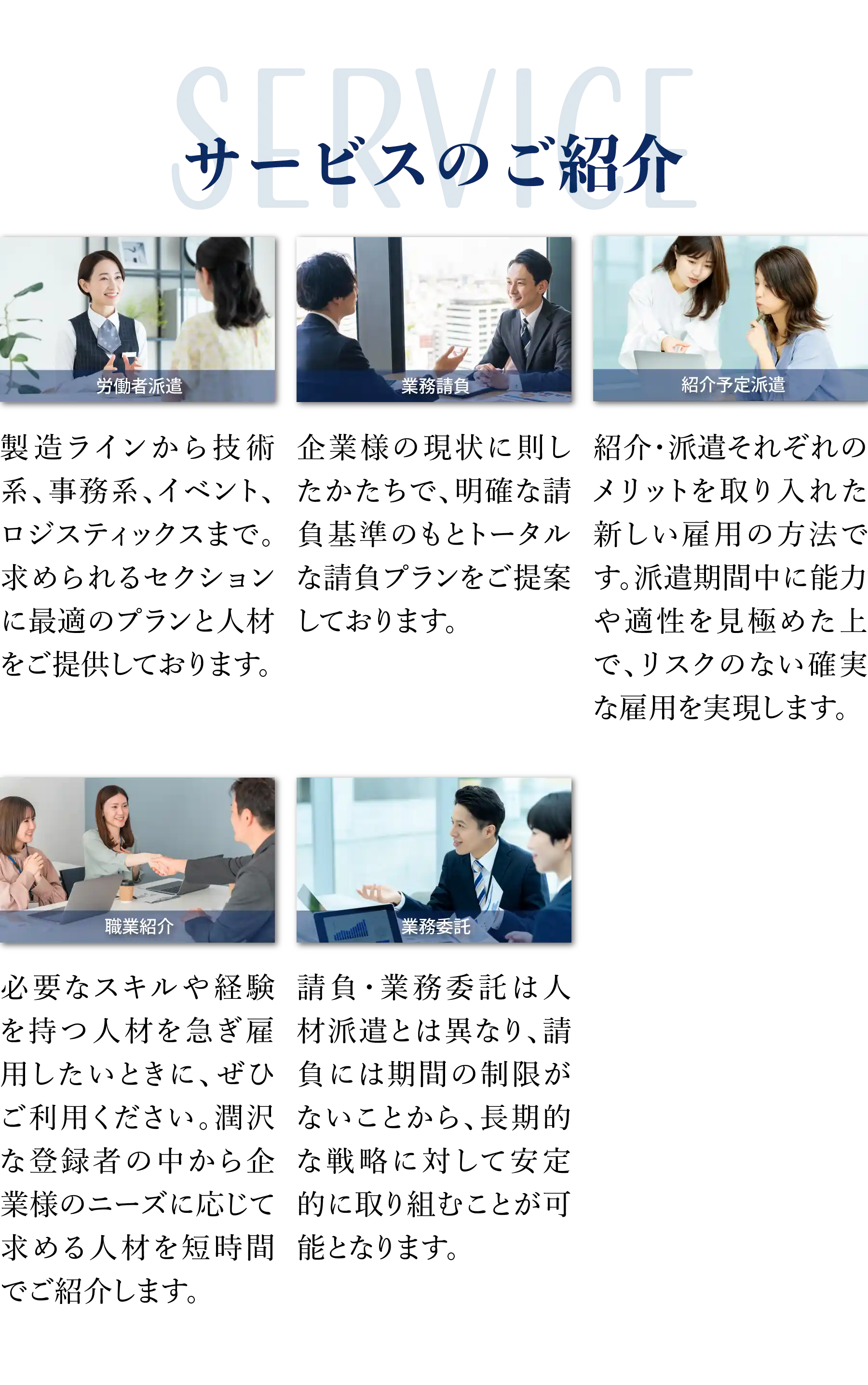 サービスのご紹介